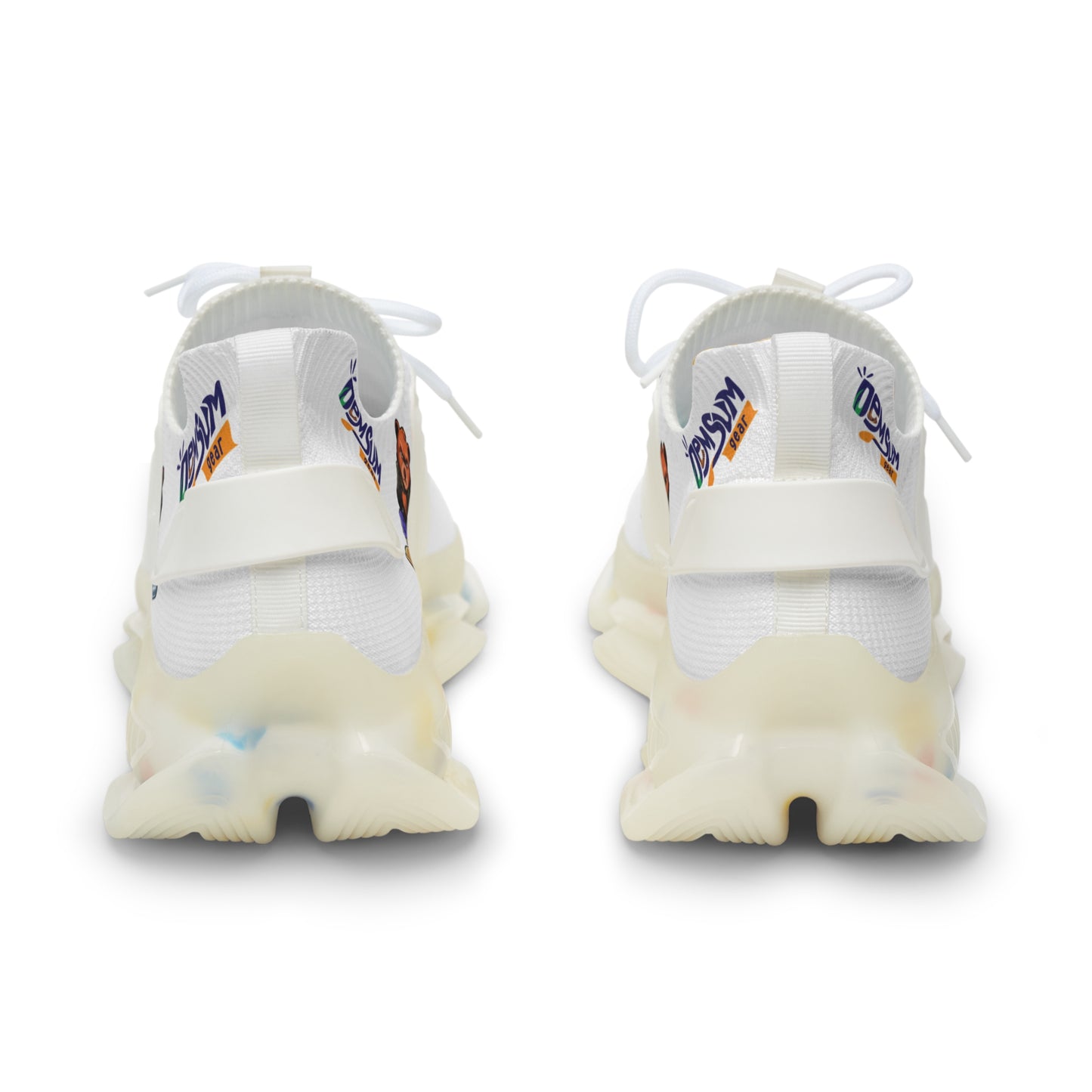 White or white n black DDVIP Men's Mesh Sneakers