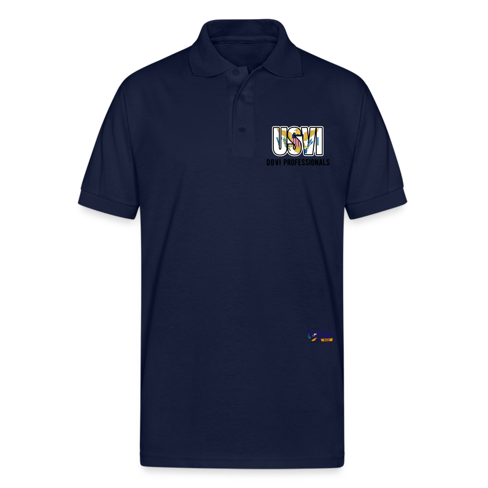 DDVI Professionals Unisex 50/50 Jersey Polo - navy