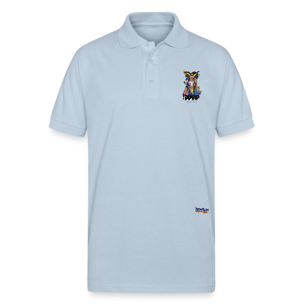 DDVI Professional Unisex 50/50 Jersey Polo - light blue