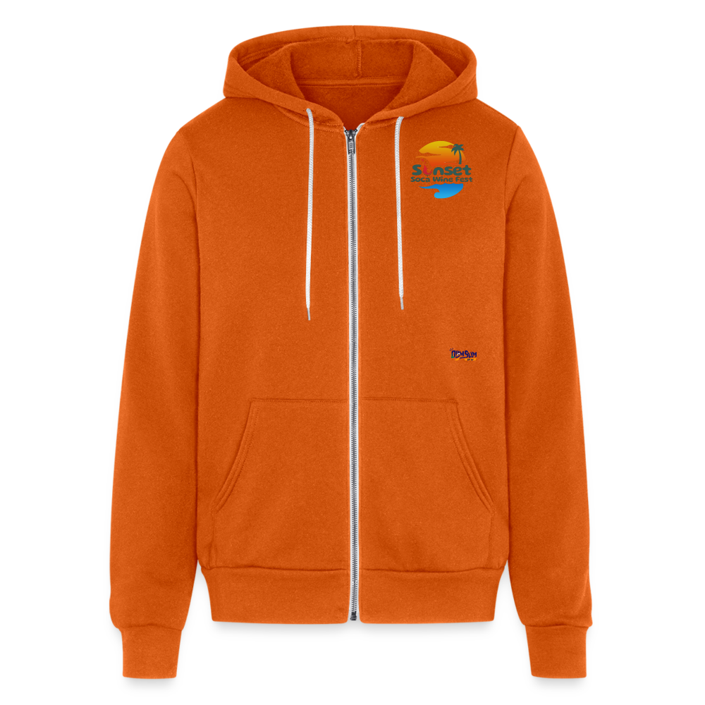 Zip Hoodie SUNSET CHARACTERS COLORFUL - autumn