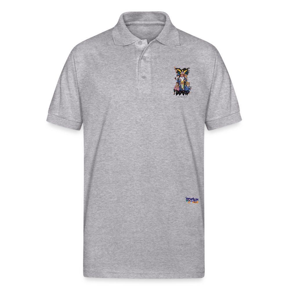 DDVI Professional Unisex 50/50 Jersey Polo - heather gray