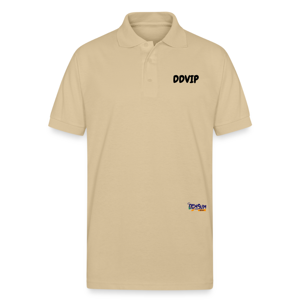 DDVIP Gildan Unisex 50/50 Jersey Polo - Sand