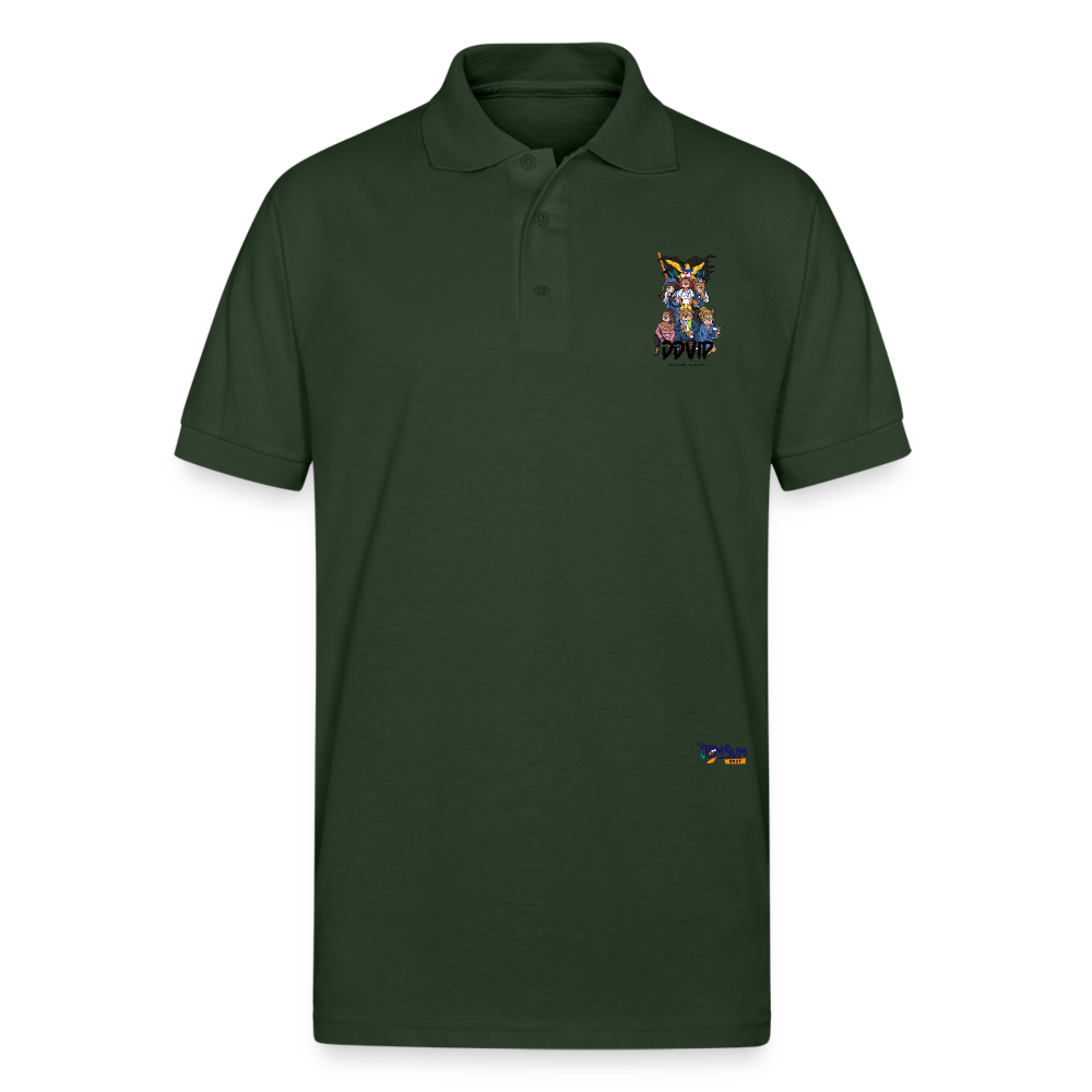 DDVI Professional Unisex 50/50 Jersey Polo - forest green