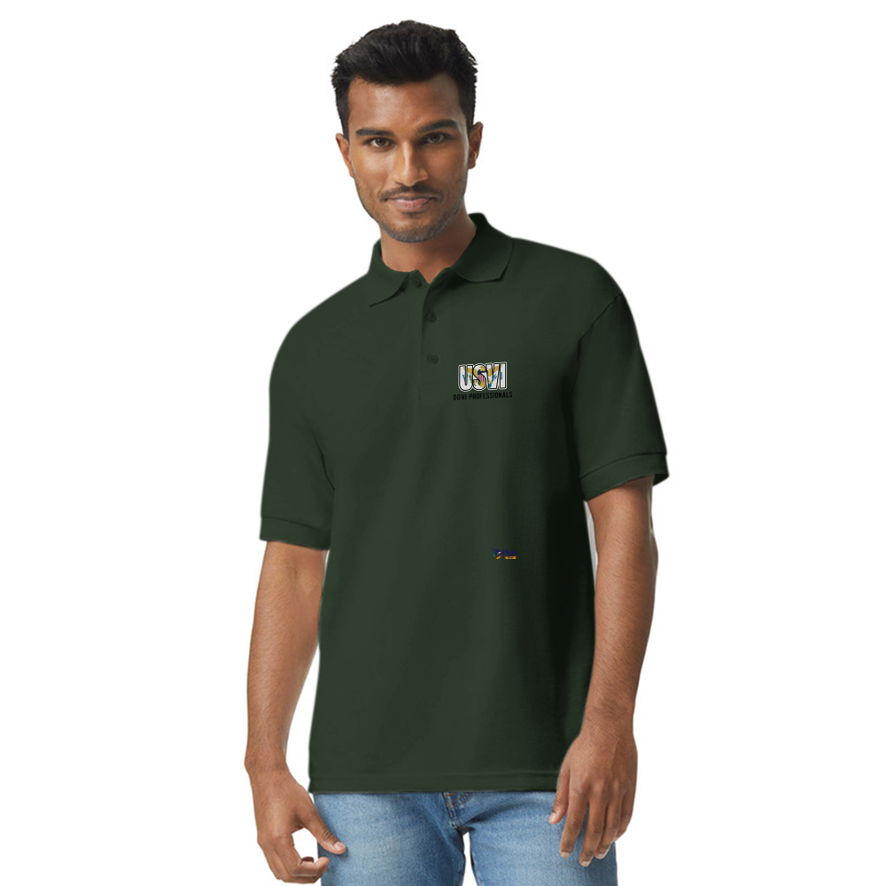 DDVI Professionals  Unisex 50/50 Jersey Polo - forest green