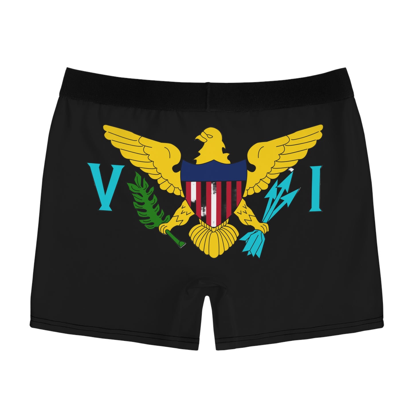 V I Flag Boxer Briefs Black