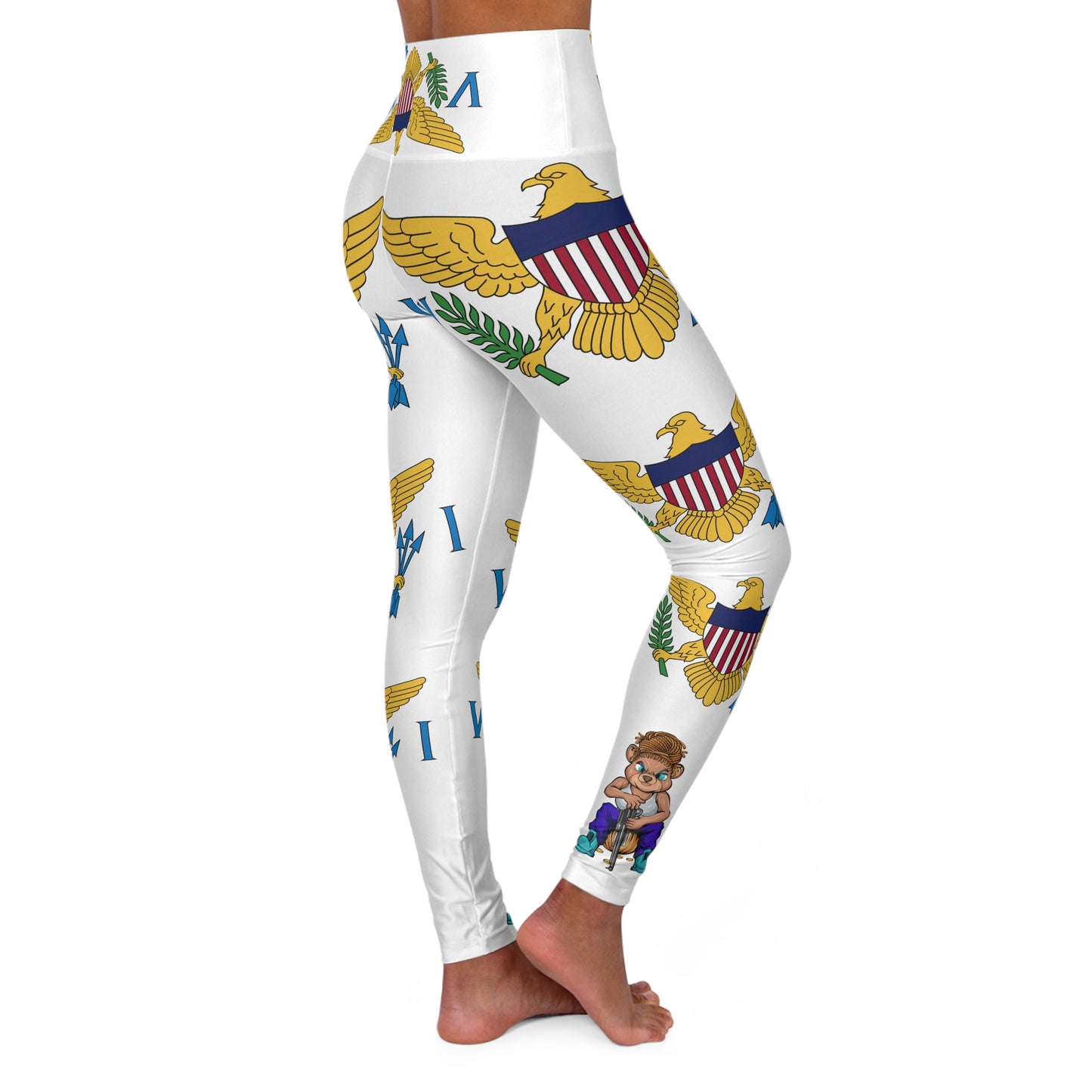 Custom V I High Waist Yoga Leggings