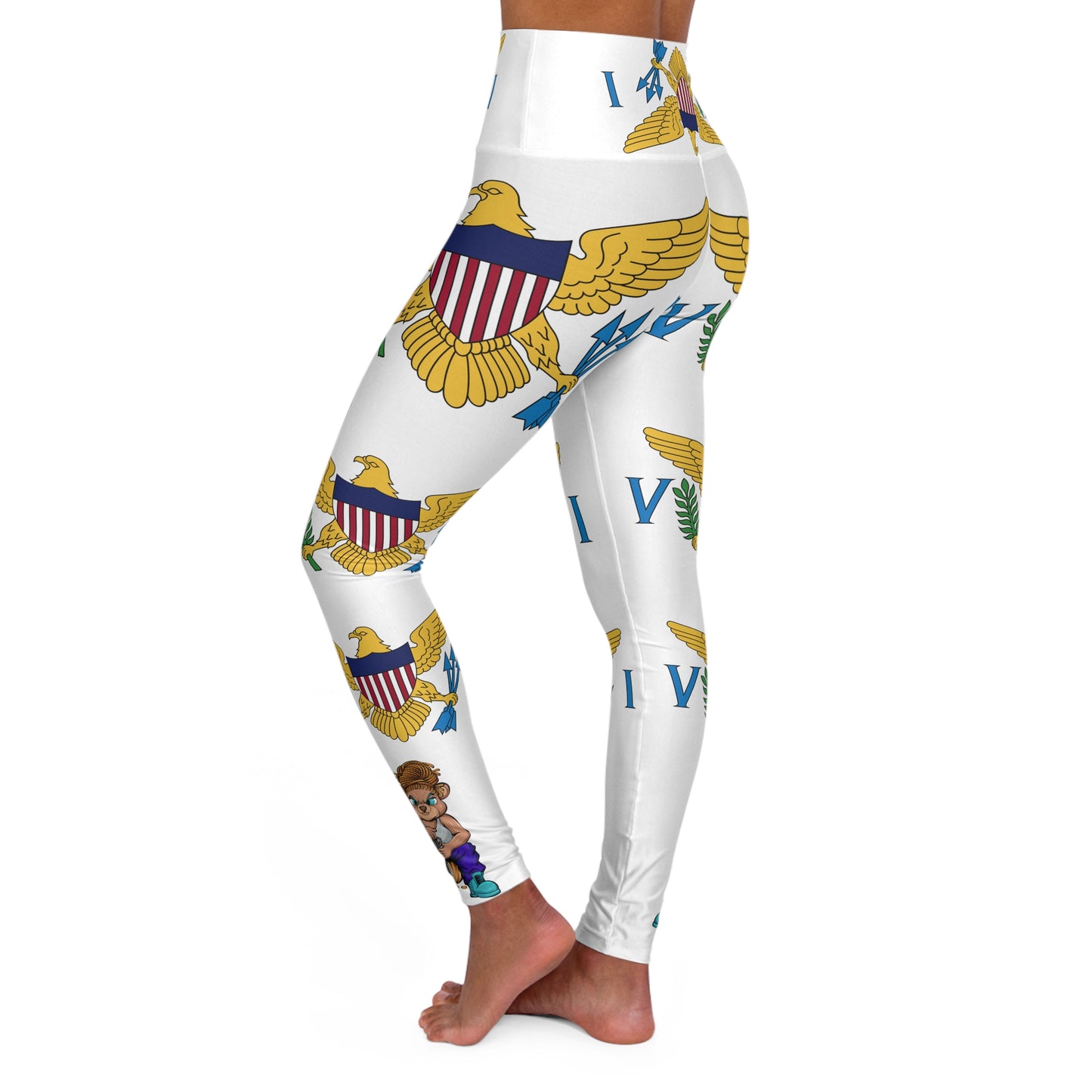 Custom V I High Waist Yoga Leggings
