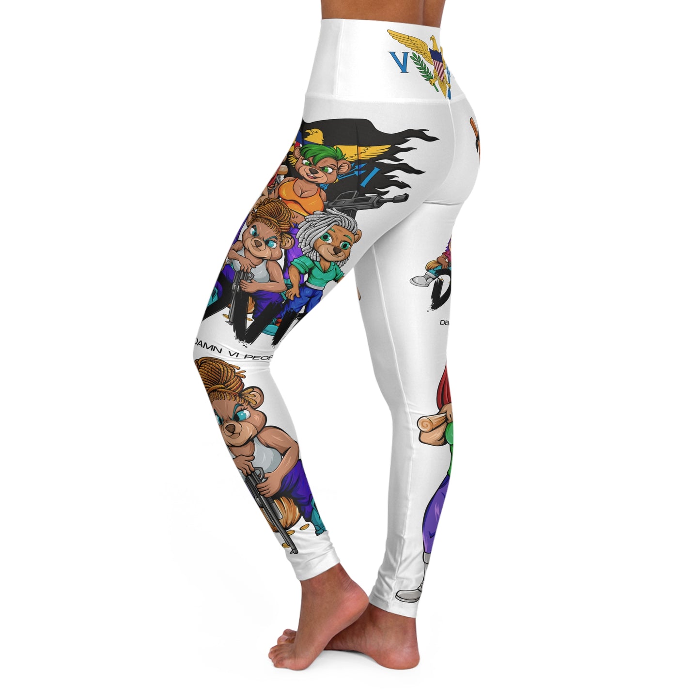 DDVIP Customizable DDVIP High Waisted Yoga Leggings (AOP)