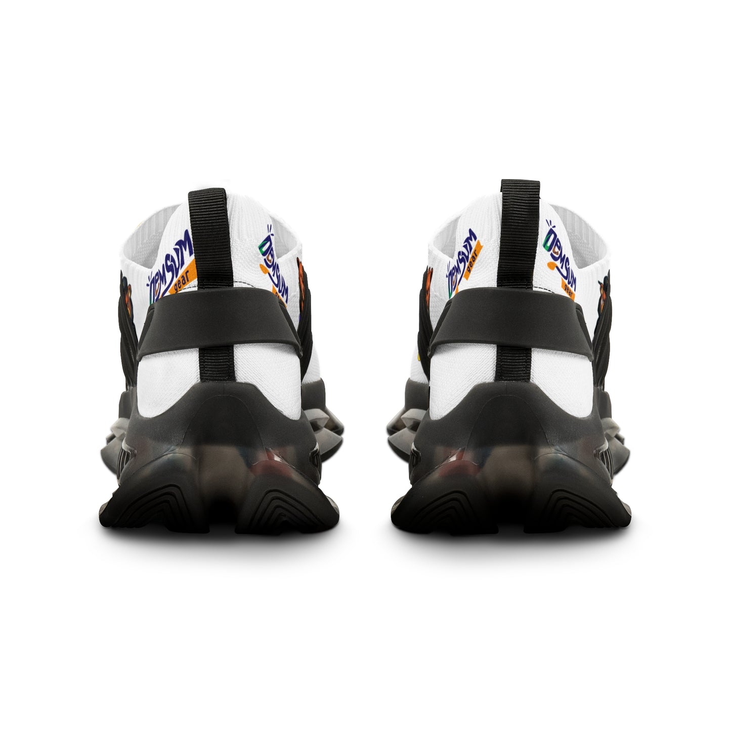 White or white n black DDVIP Men's Mesh Sneakers