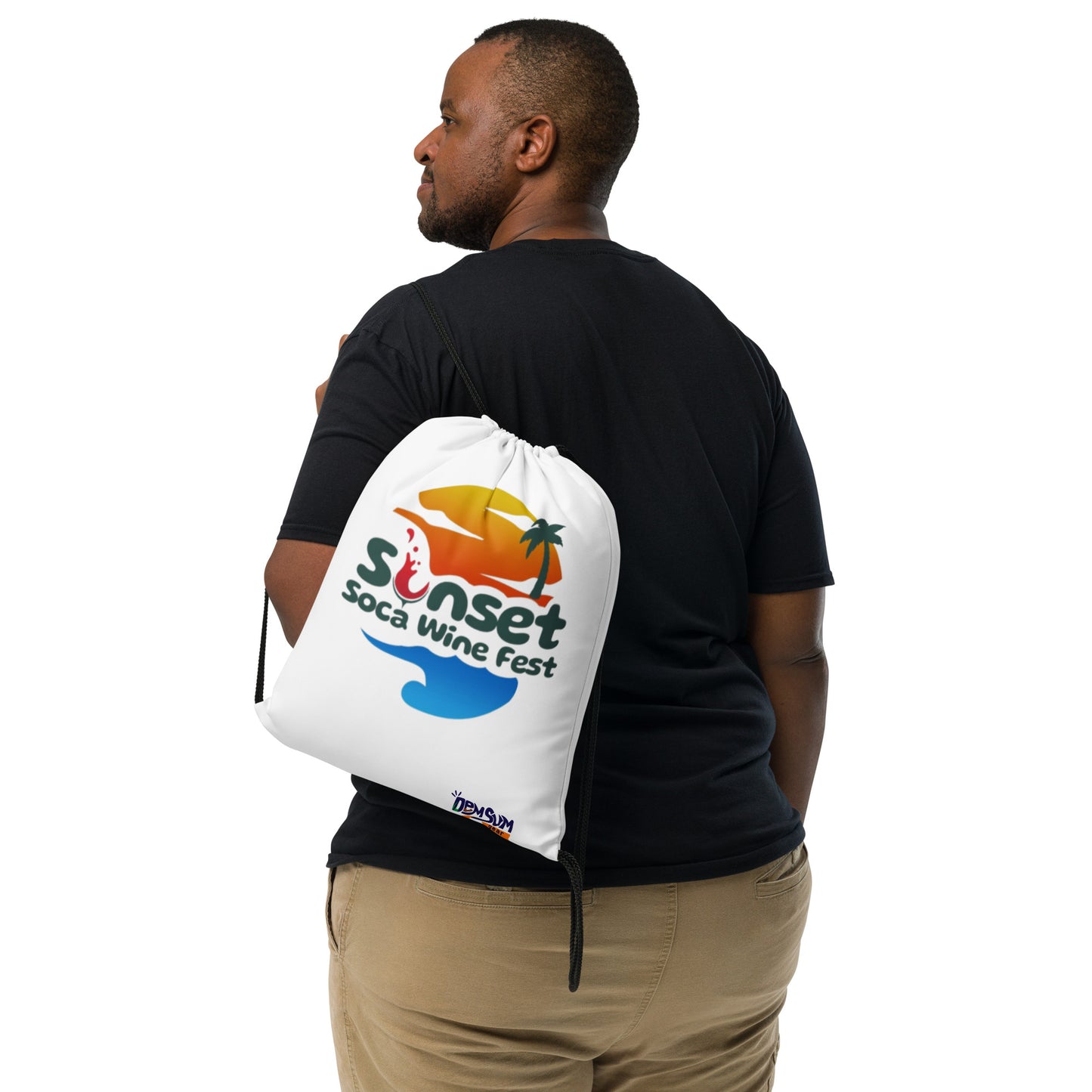 SunSet Soca Drawstring bag