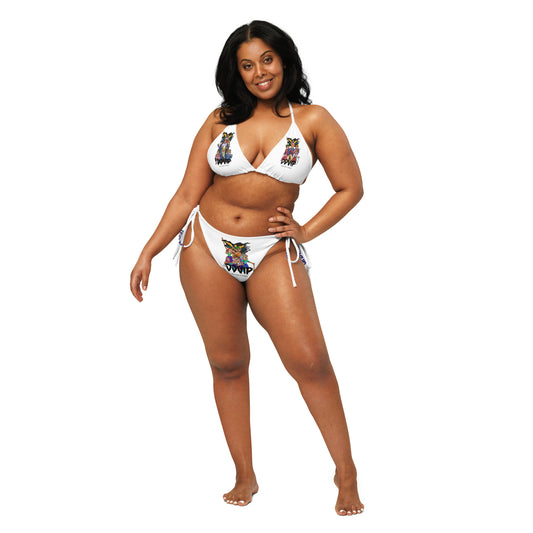 Womens DDVIP All-over print recycled string bikini