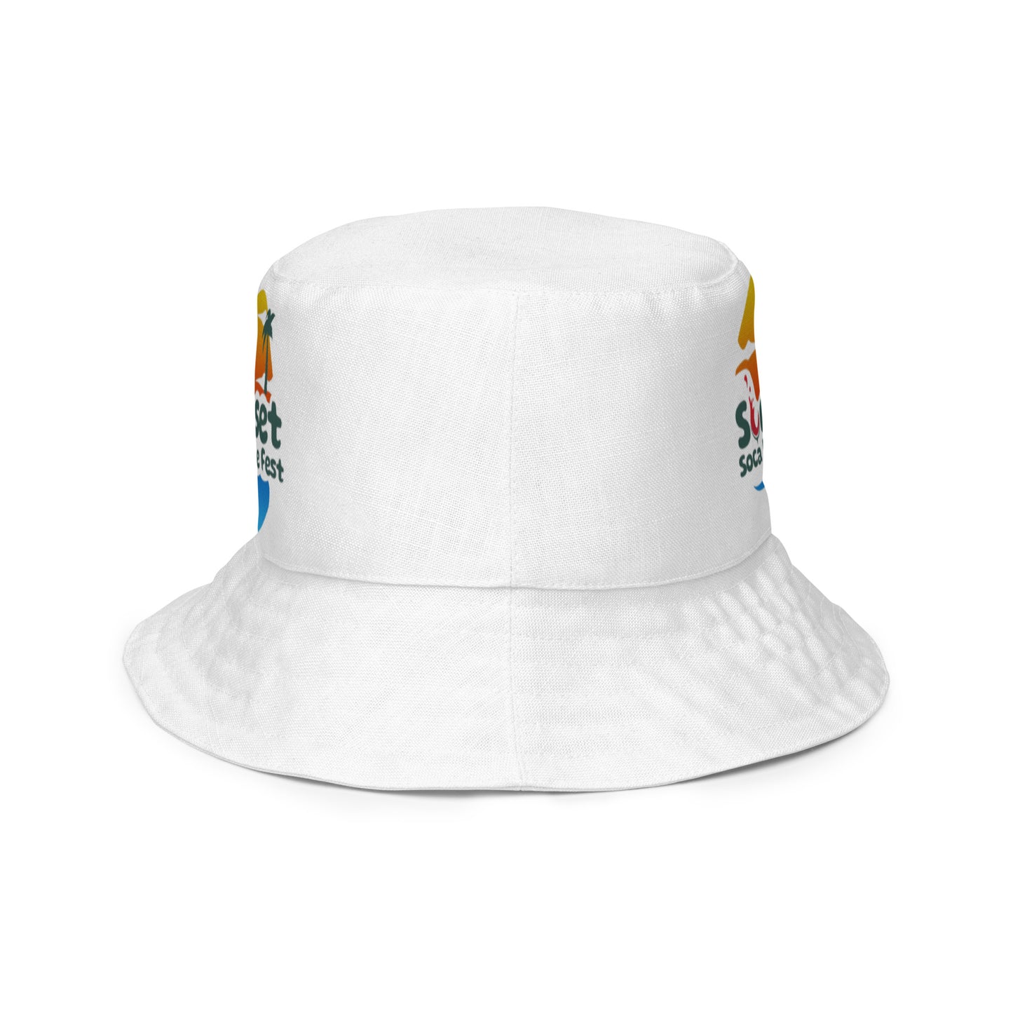 Sunset Soca Reversible bucket hat
