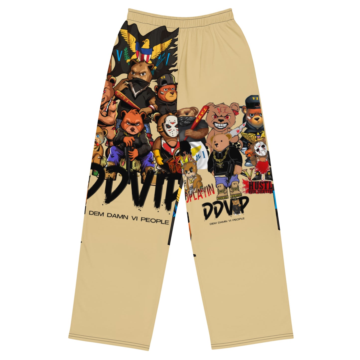 DDVIP All-over print unisex wide-leg pants