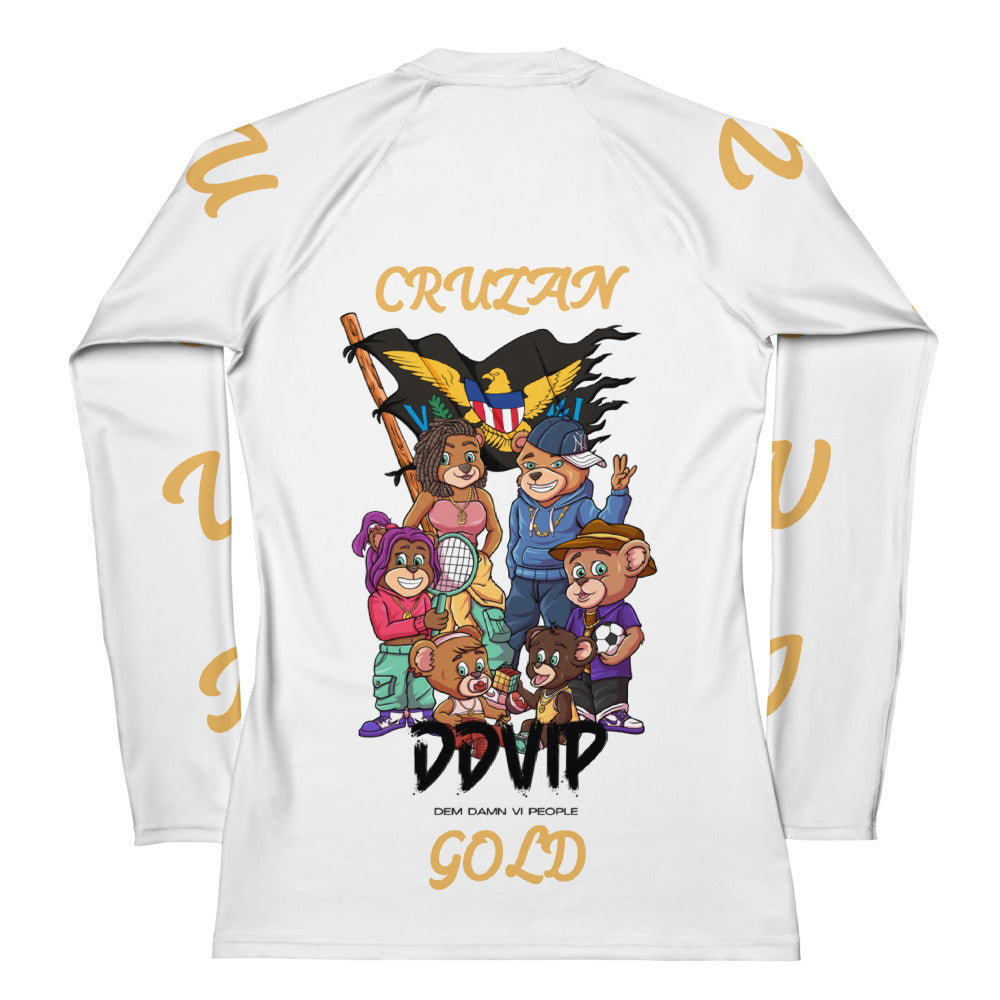 Women's Cruzan Gold Rash Guard