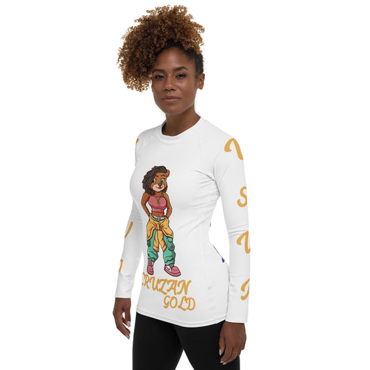 Women's Cruzan Gold Rash Guard