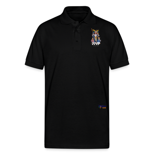 WL DDVIP Pro Gildan Unisex 50/50 Jersey Polo - black