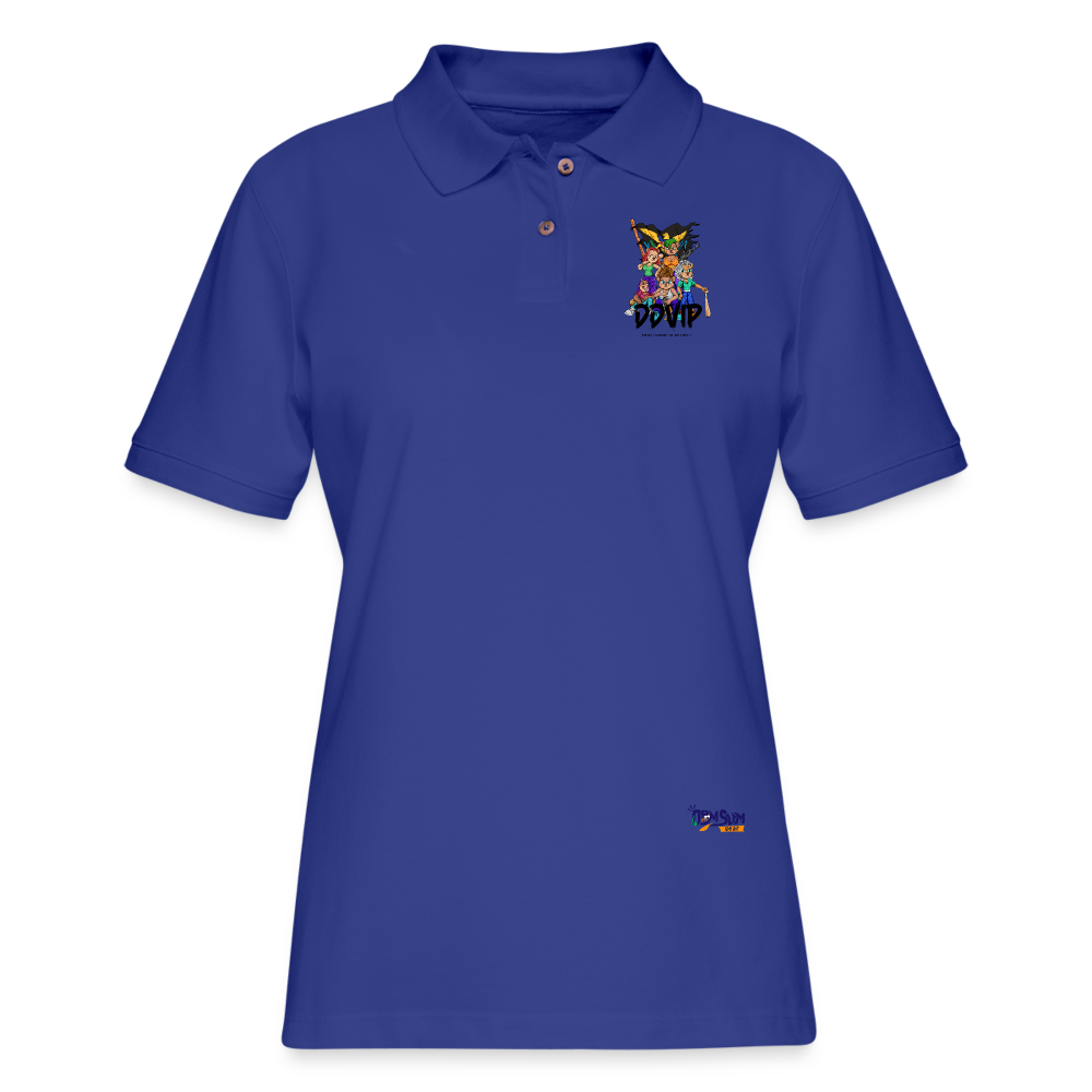 Women's DDVIP Pique Polo Shirt - royal blue