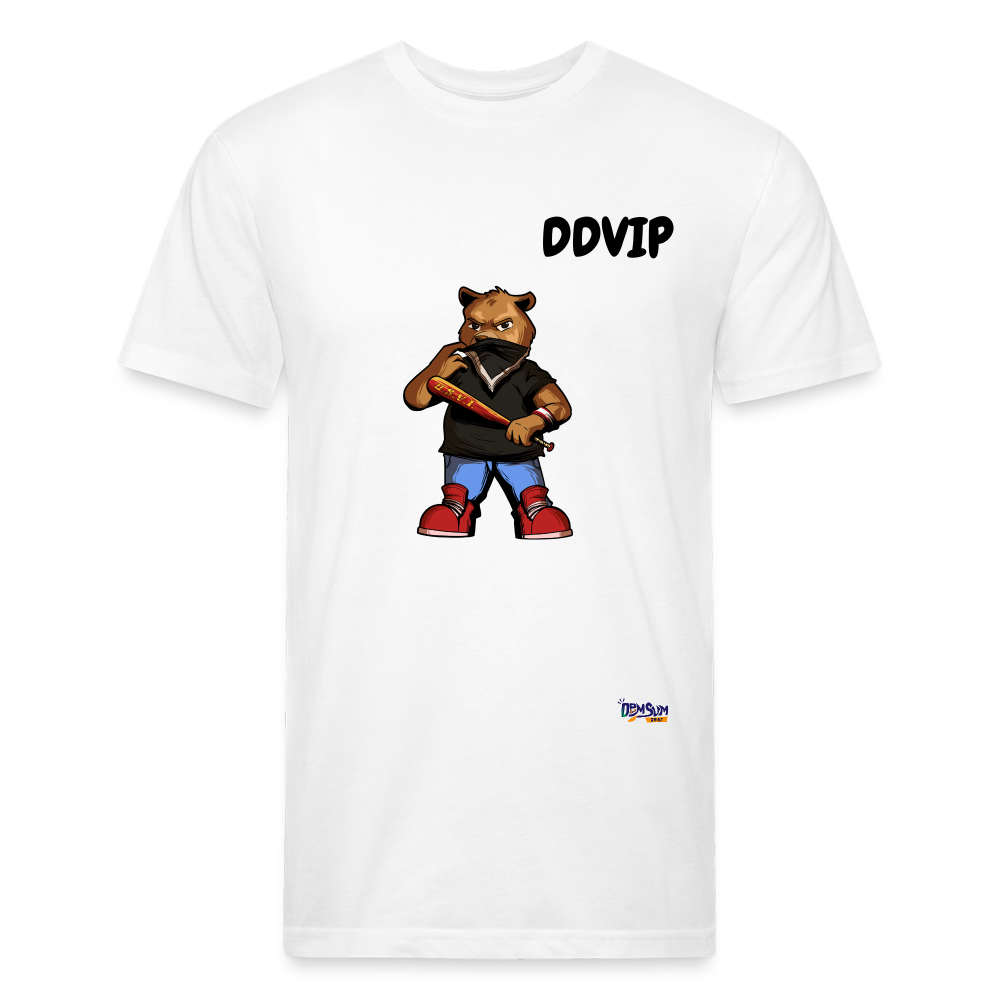DDVIP Fitted Cotton/Poly T-Shirt by Next Level - white