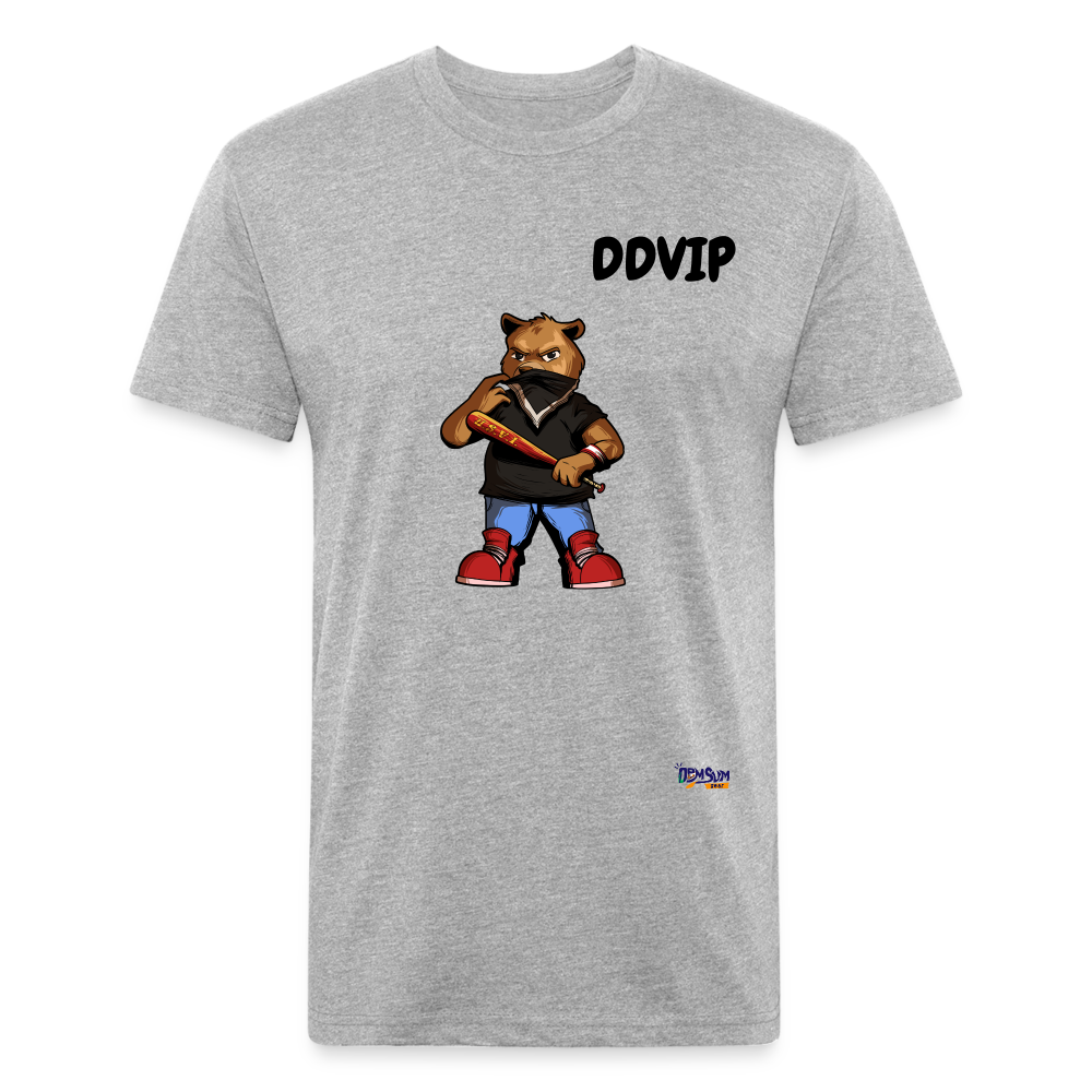 DDVIP Fitted Cotton/Poly T-Shirt by Next Level - heather gray