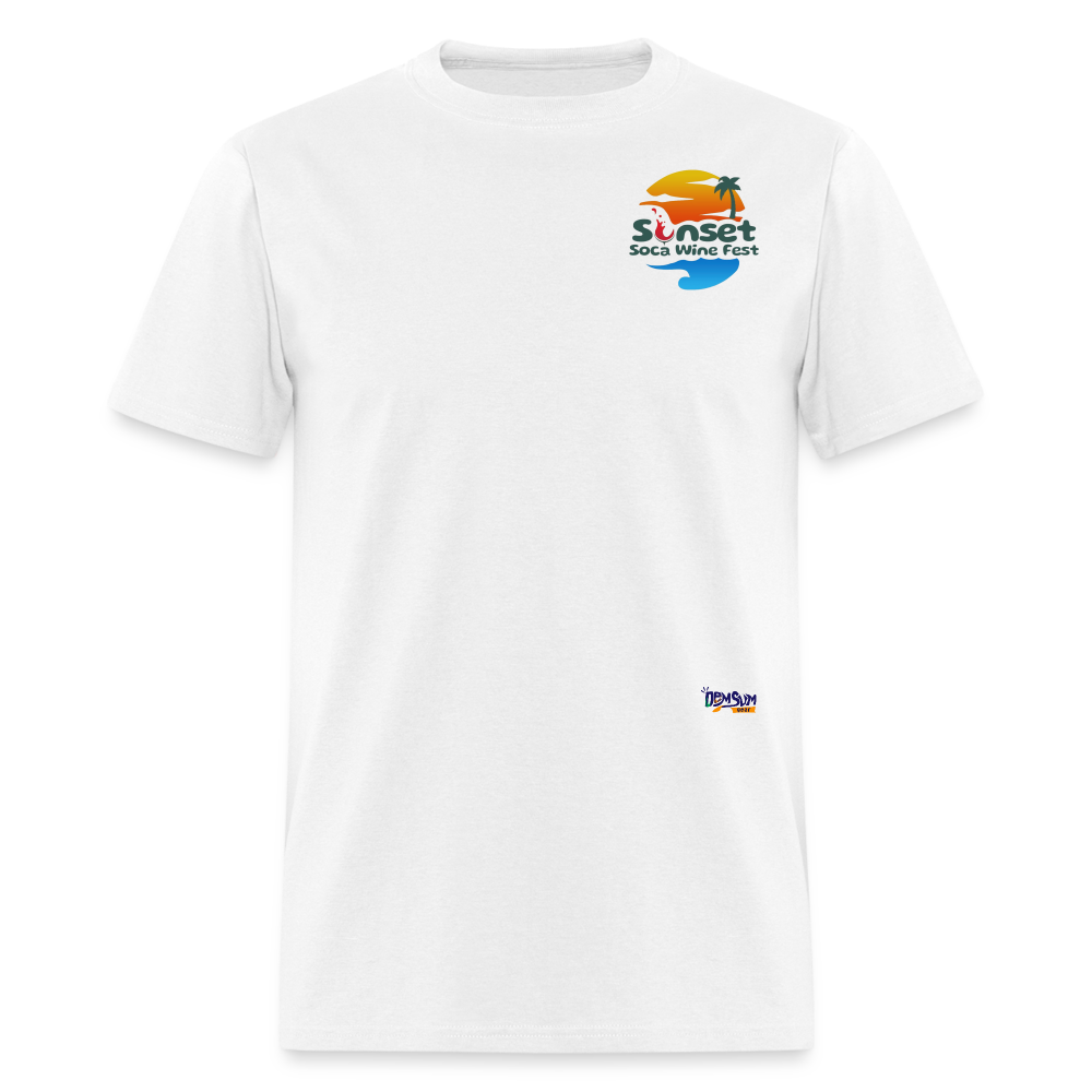 SUNSET CHARACTERS COLORFUL2 Unisex Classic T-Shirt - white