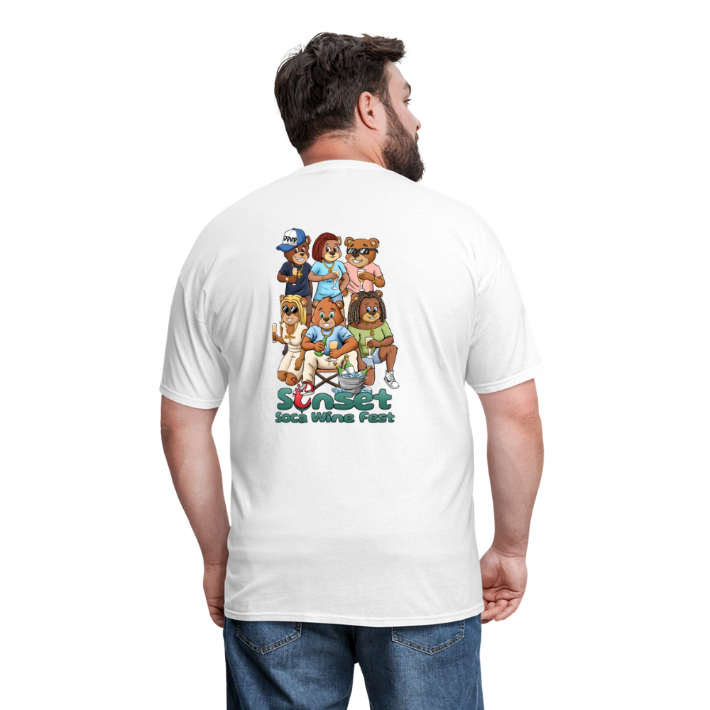 SUNSET CHARACTERS COLORFUL2 Unisex Classic T-Shirt - white