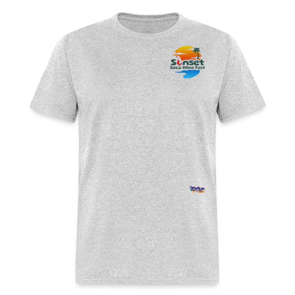 SUNSET CHARACTERS COLORFUL2 Unisex Classic T-Shirt - heather gray