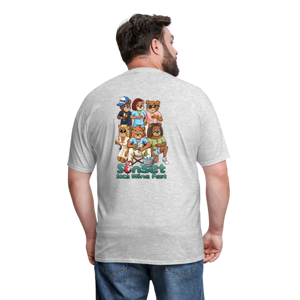 SUNSET CHARACTERS COLORFUL2 Unisex Classic T-Shirt - heather gray