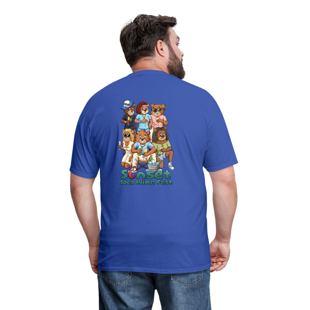 SUNSET CHARACTERS COLORFUL2 Unisex Classic T-Shirt - royal blue