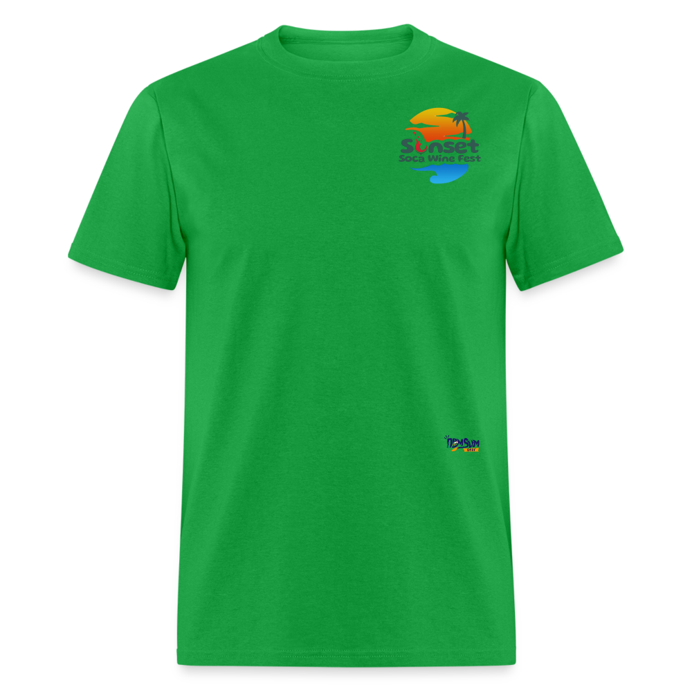 SUNSET CHARACTERS COLORFUL2 Unisex Classic T-Shirt - bright green