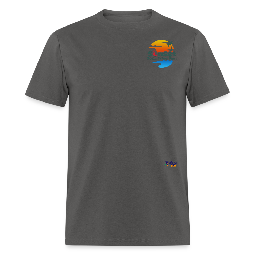 SUNSET CHARACTERS COLORFUL2 Unisex Classic T-Shirt - charcoal