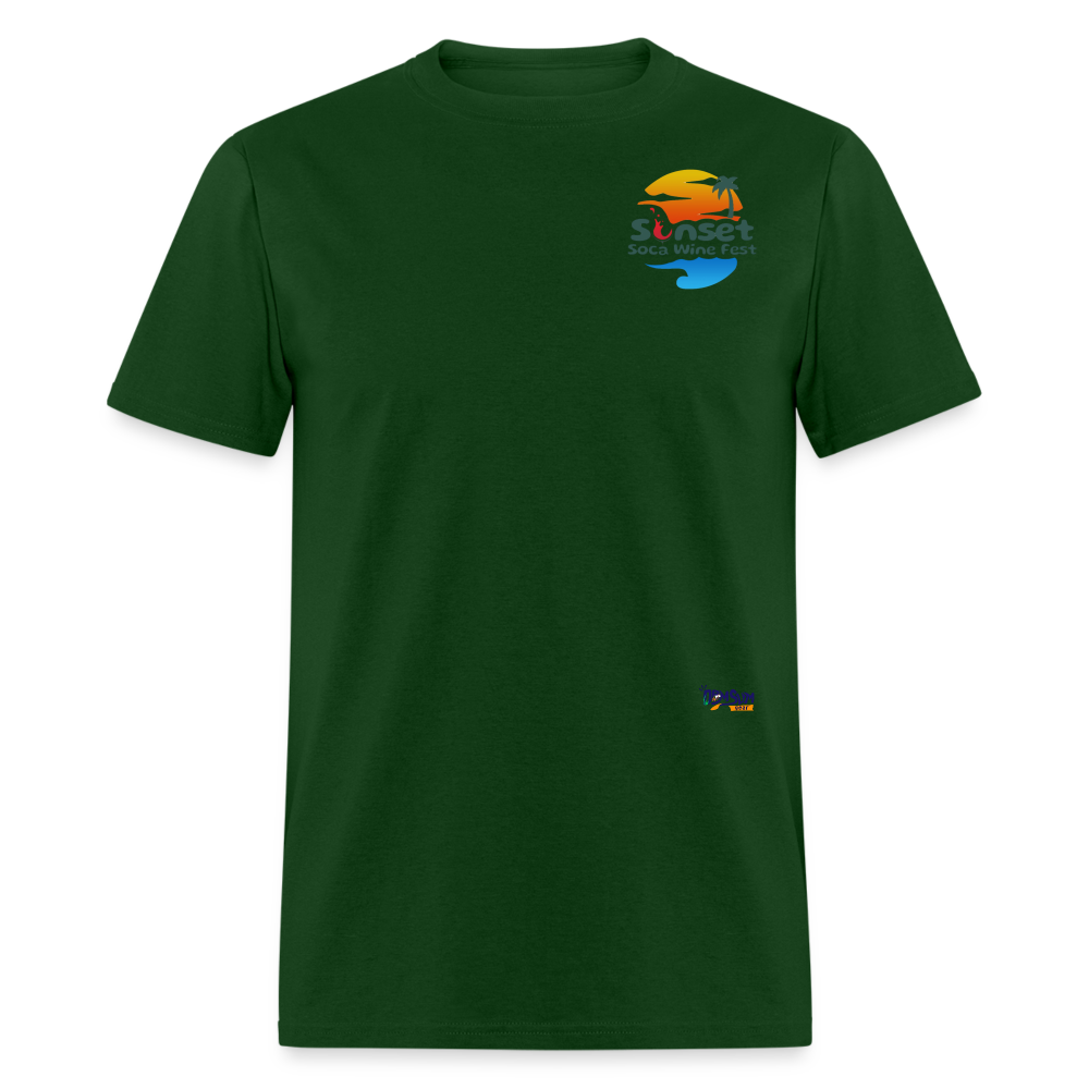 SUNSET CHARACTERS COLORFUL2 Unisex Classic T-Shirt - forest green