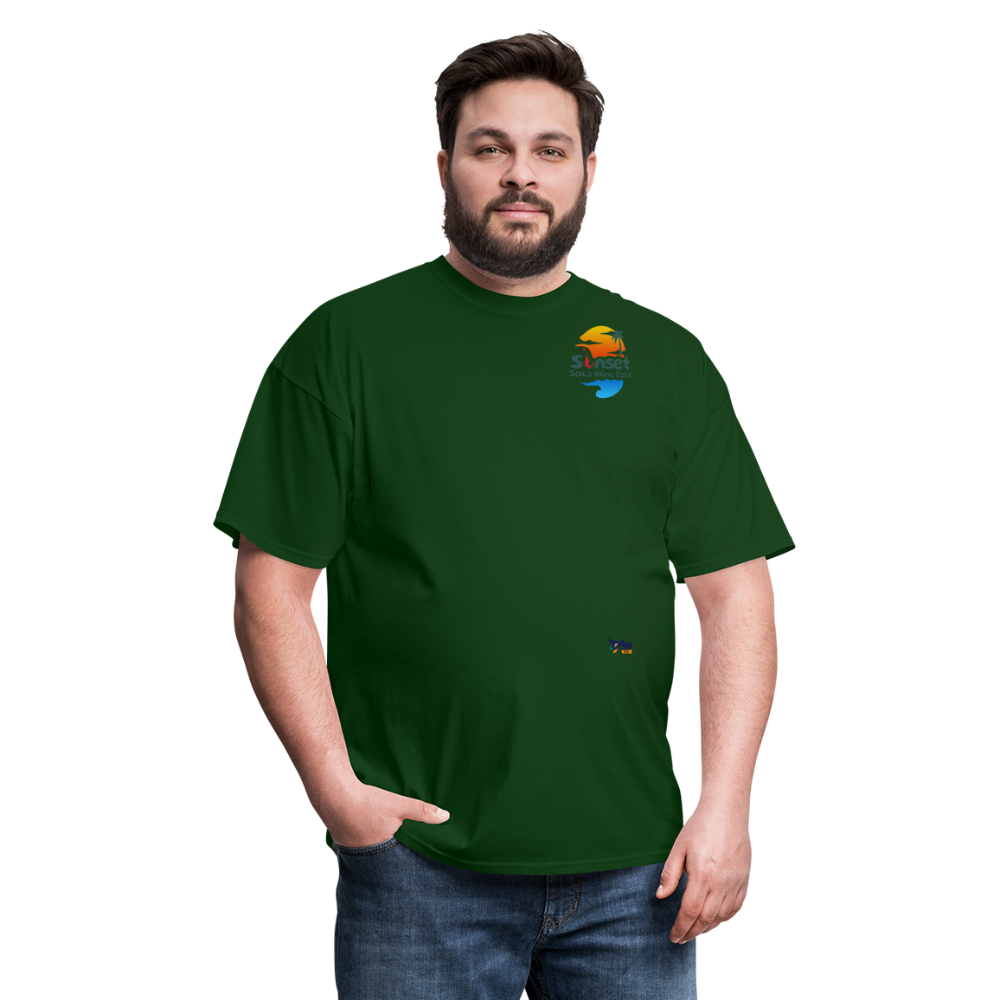 SUNSET CHARACTERS COLORFUL2 Unisex Classic T-Shirt - forest green