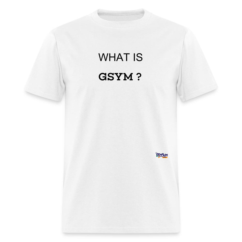 GSYM Unisex Classic T-Shirt - white