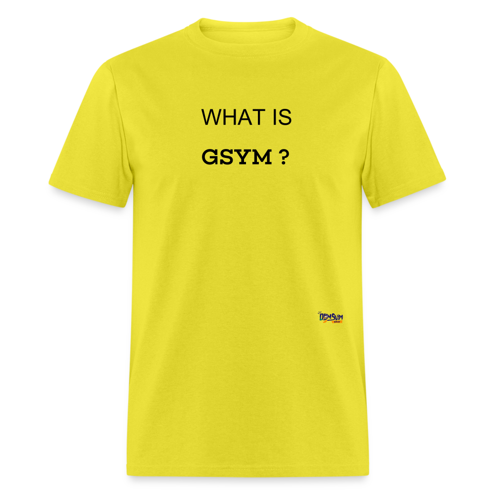 GSYM Unisex Classic T-Shirt - yellow