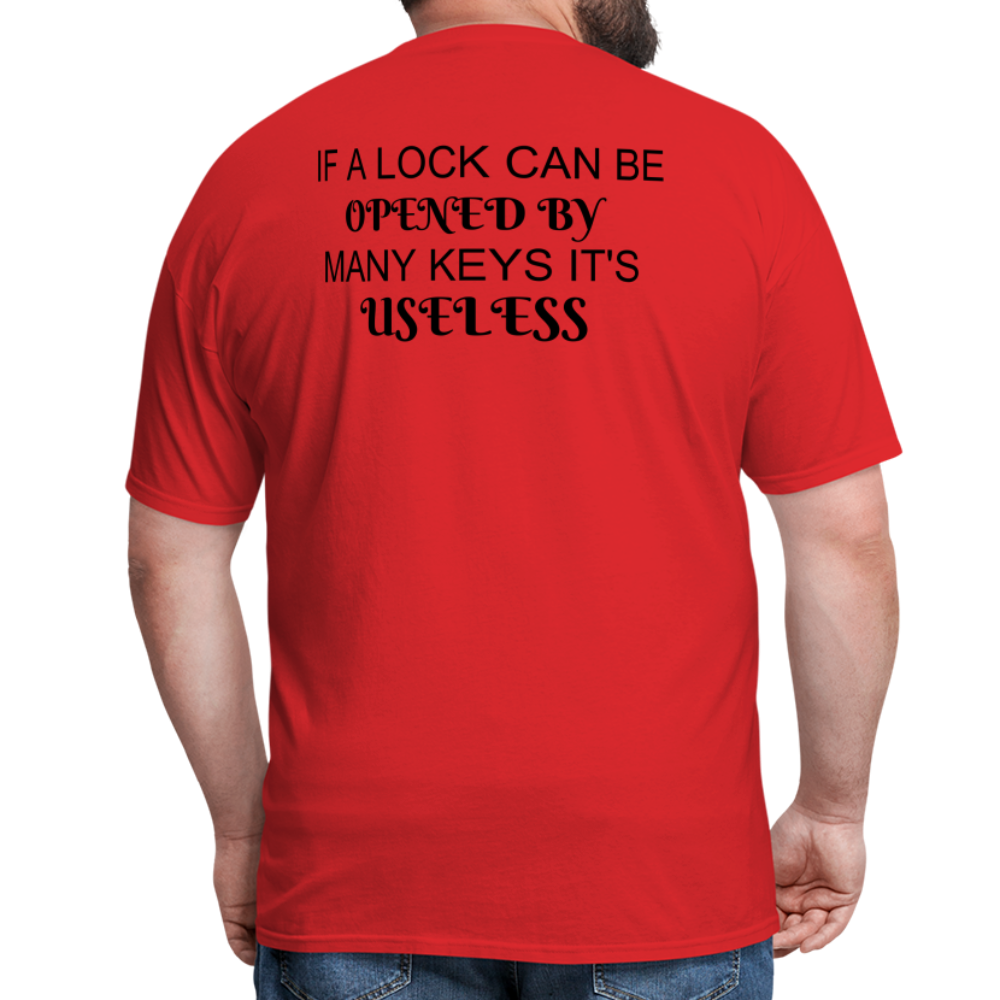 LOCKNKEY COLORS Unisex Classic T-Shirt - red
