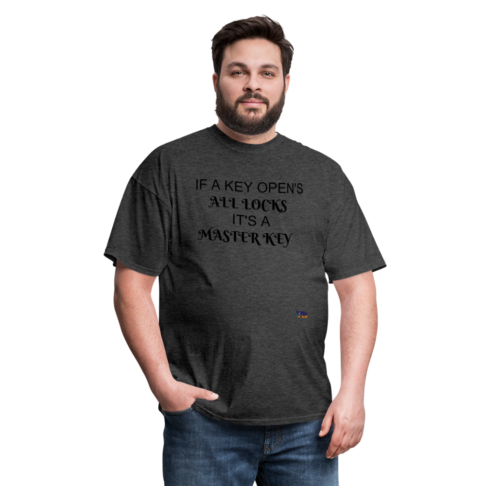 LOCKNKEY COLORS Unisex Classic T-Shirt - heather black