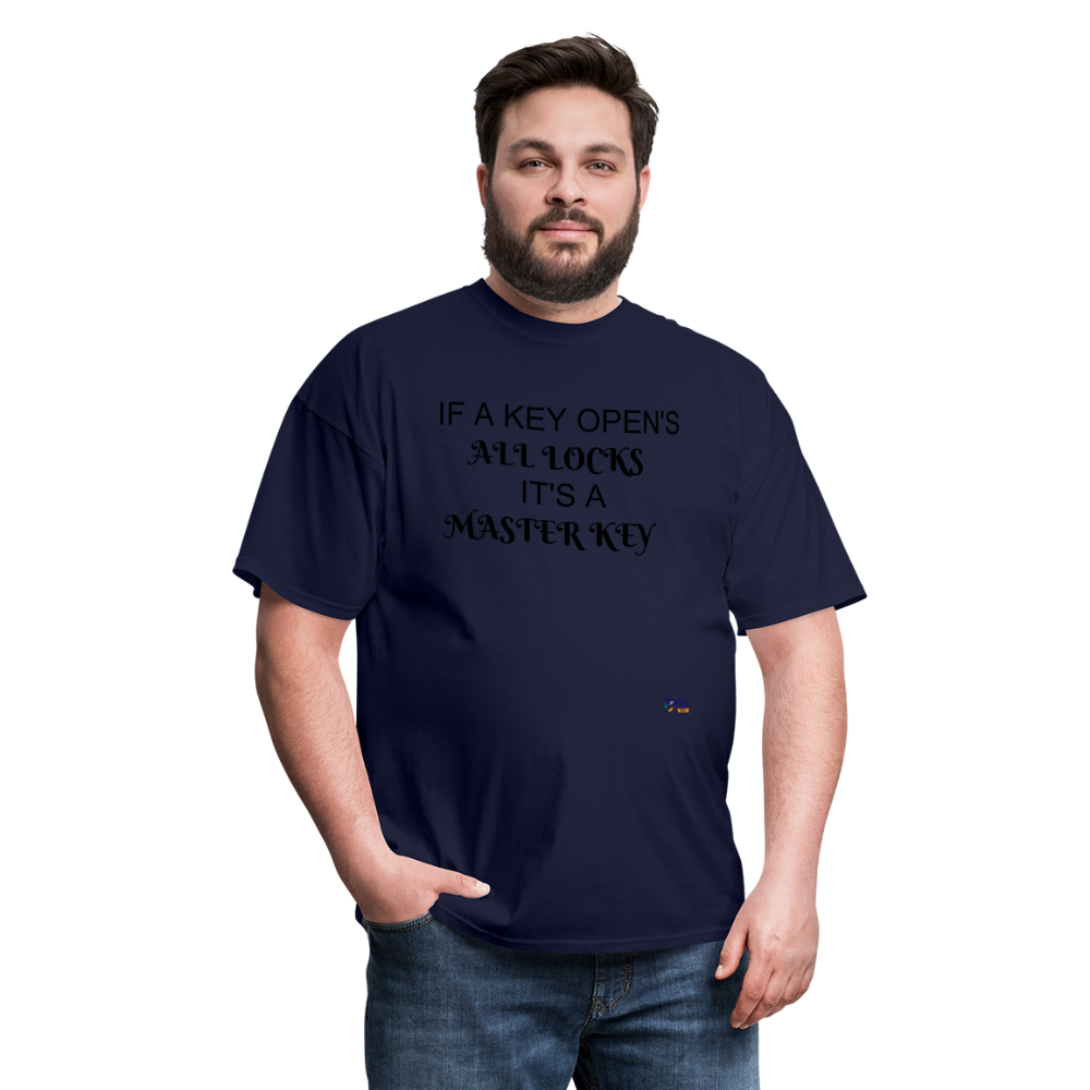 LOCKNKEY COLORS Unisex Classic T-Shirt - navy