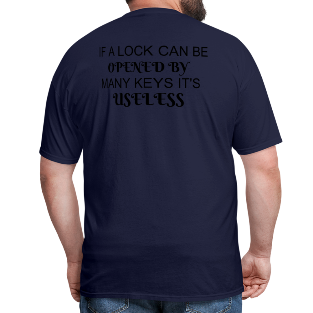 LOCKNKEY COLORS Unisex Classic T-Shirt - navy