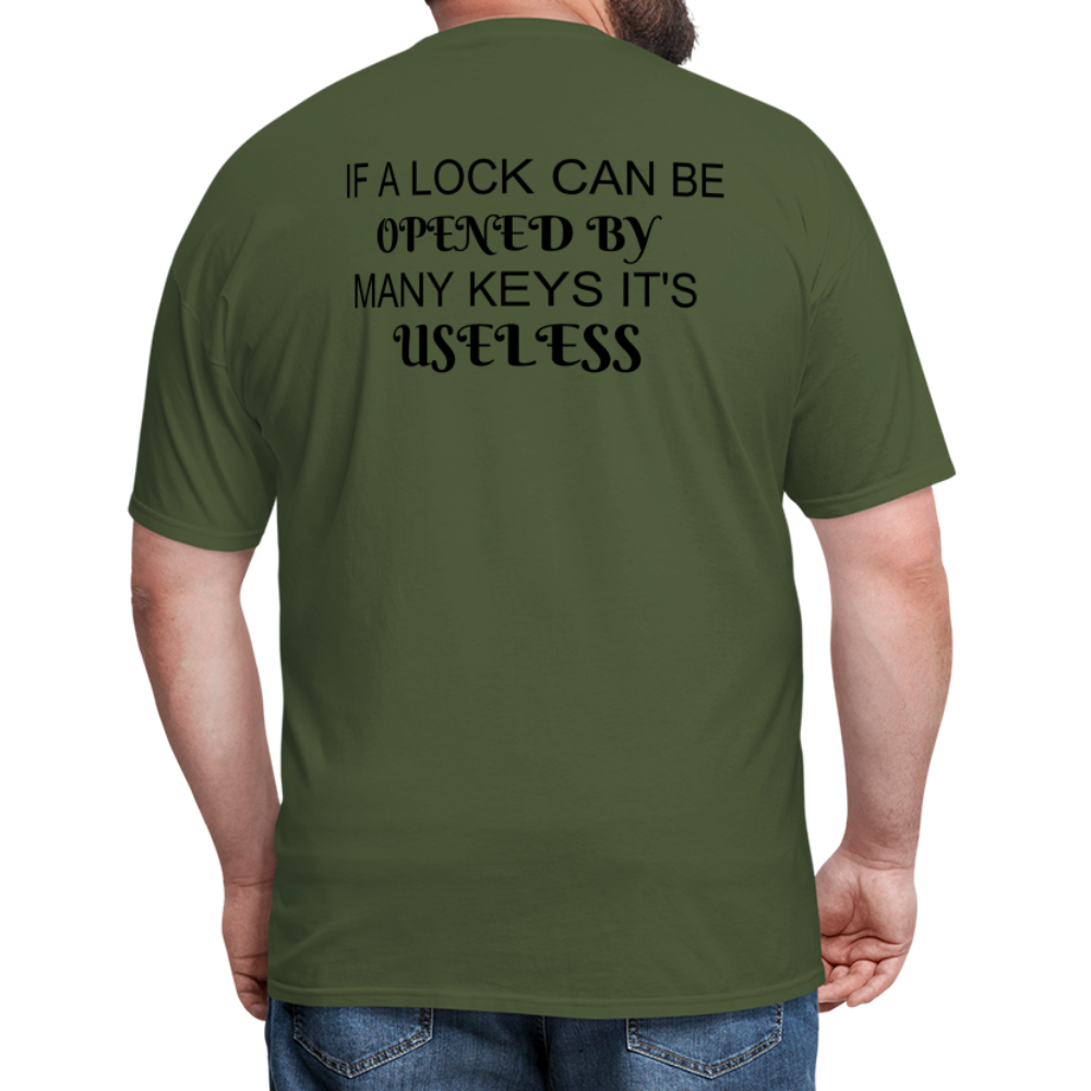 LOCKNKEY COLORS Unisex Classic T-Shirt - military green