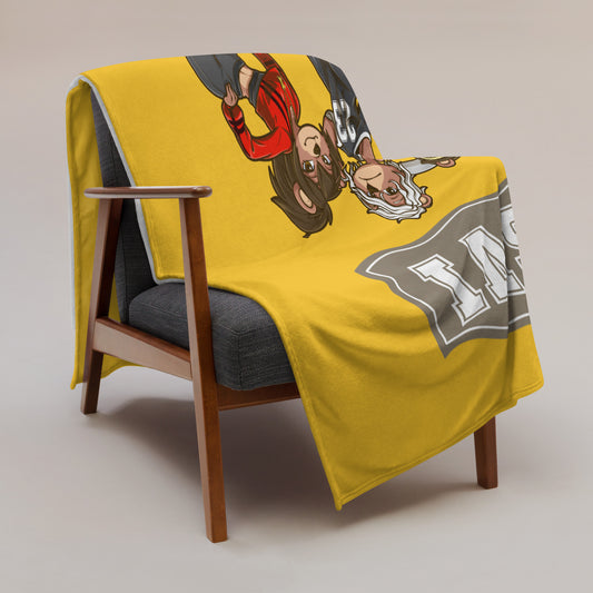 Female USVI Throw Blanket