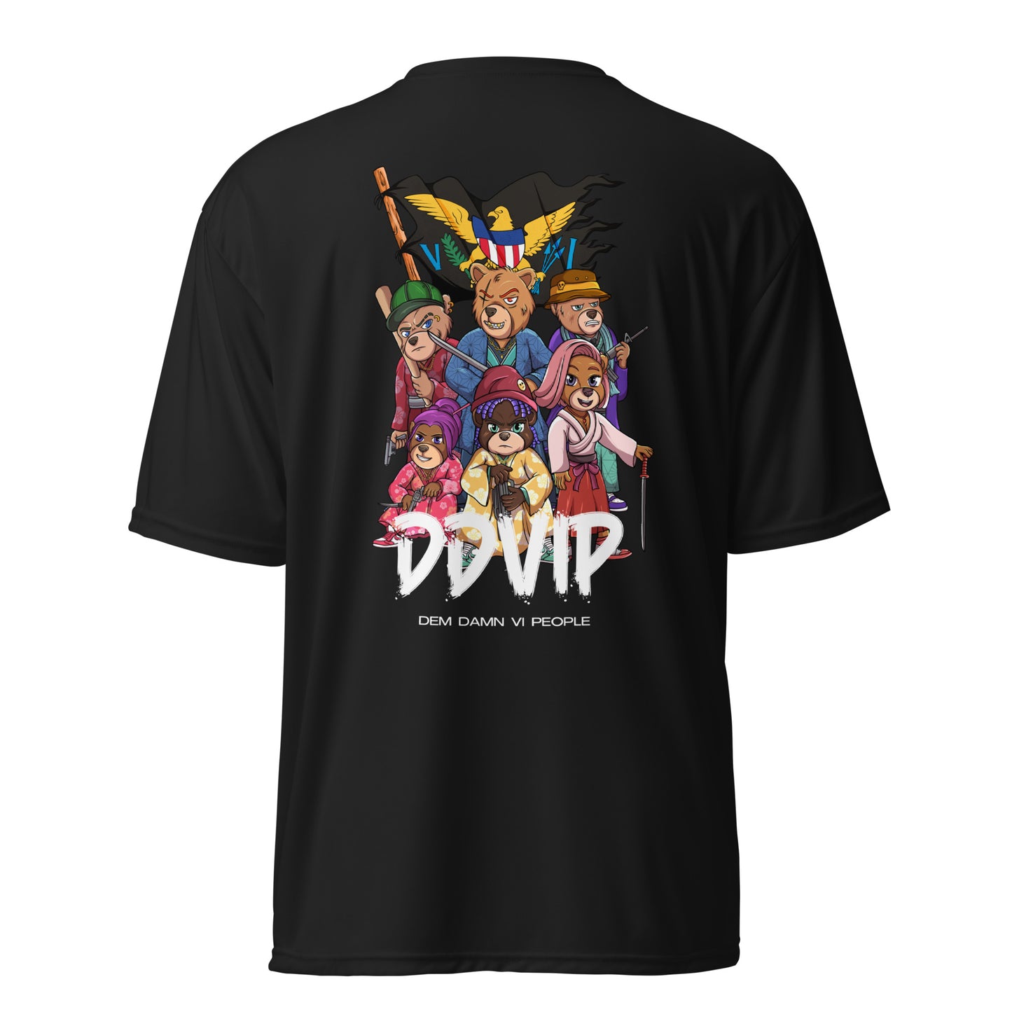 DDVIP Unisex performance crew neck t-shirt