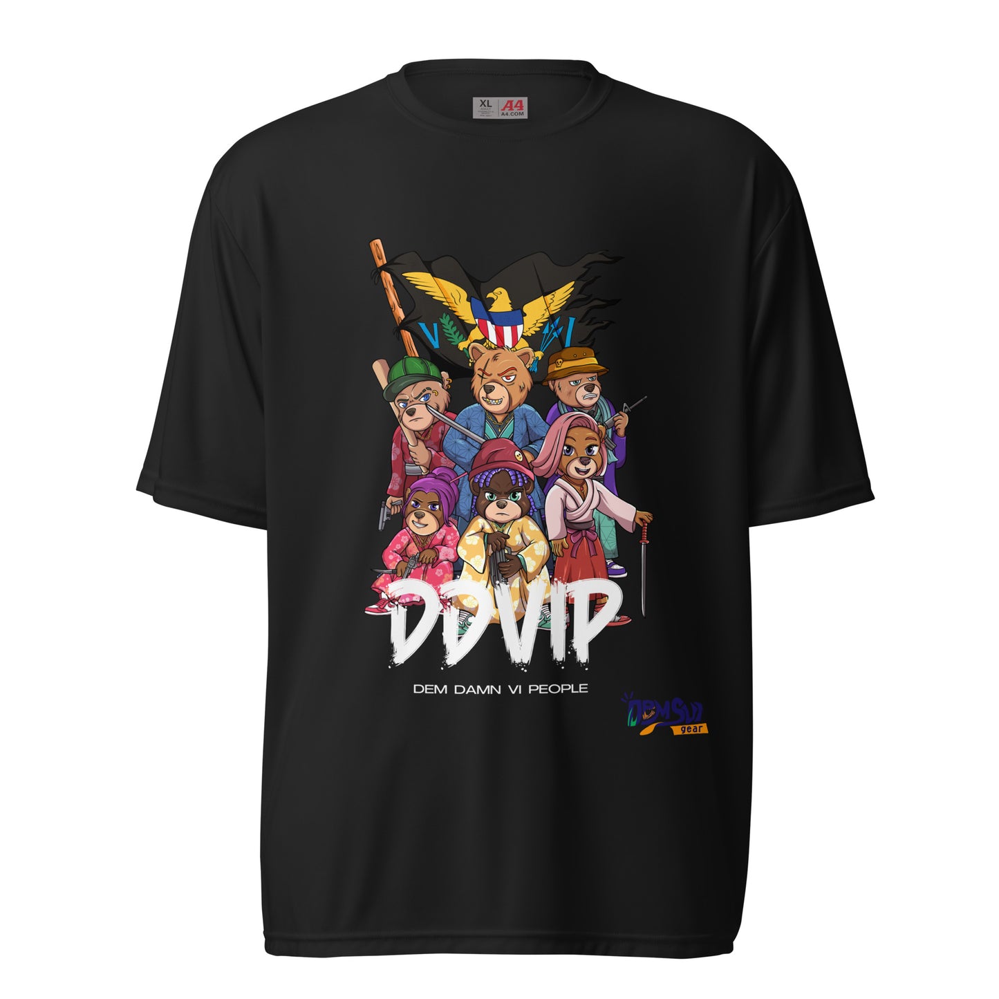 DDVIP Unisex performance crew neck t-shirt
