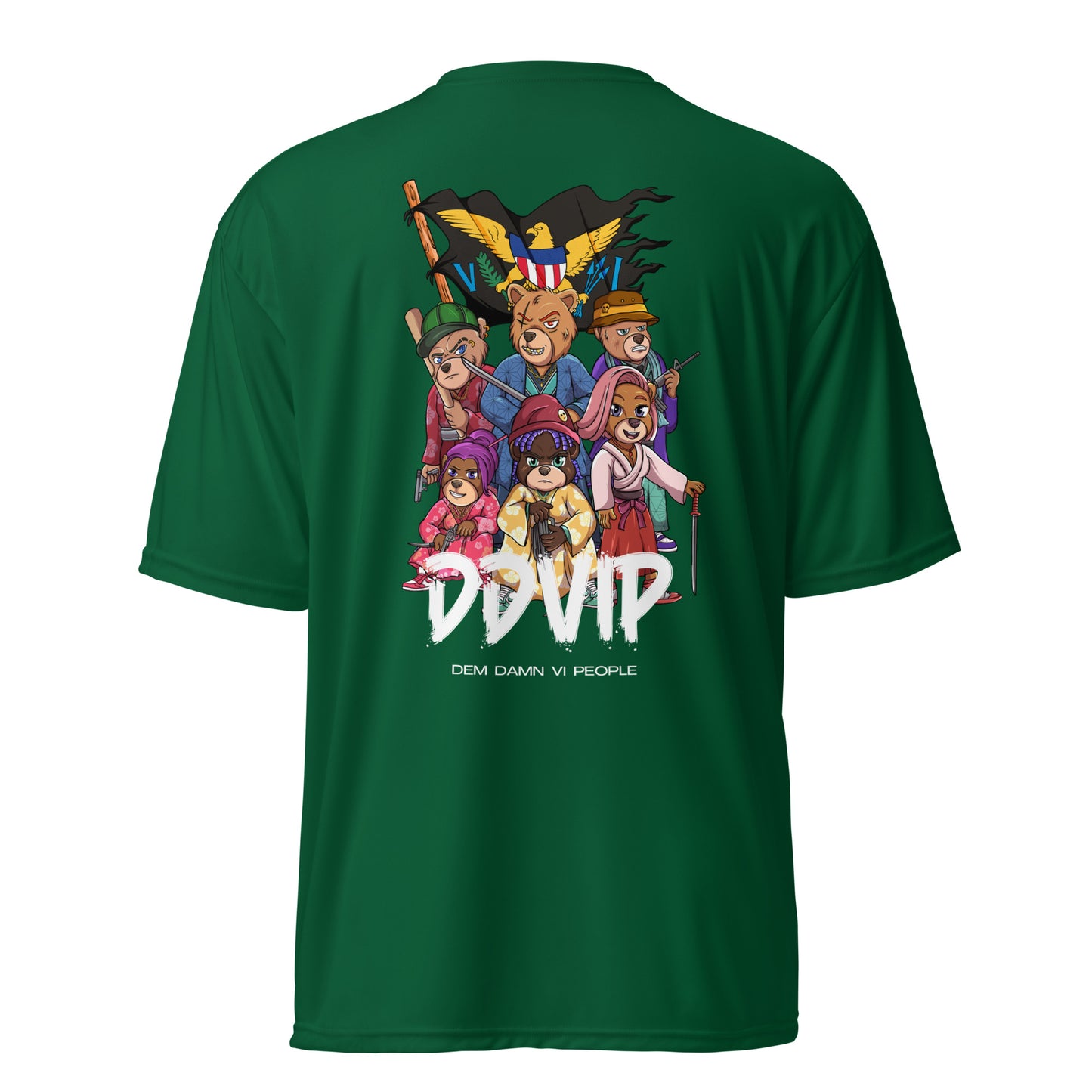 DDVIP Unisex performance crew neck t-shirt