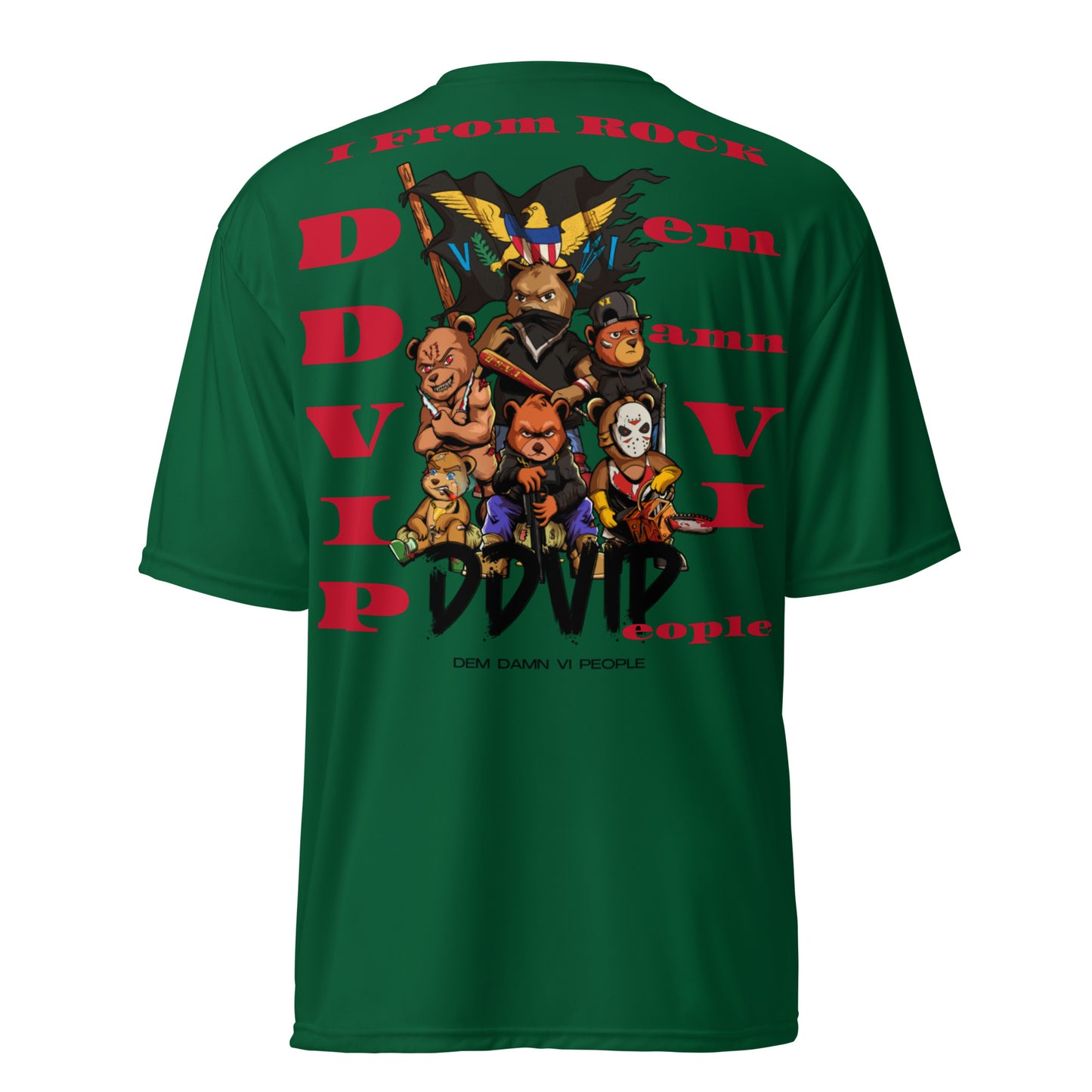 DDVIP Unisex performance crew neck t-shirt