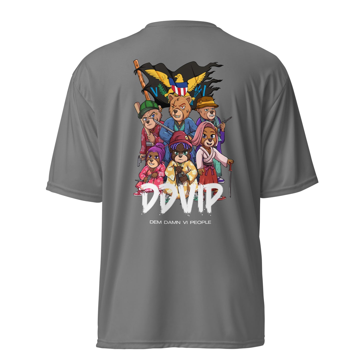 DDVIP Unisex performance crew neck t-shirt