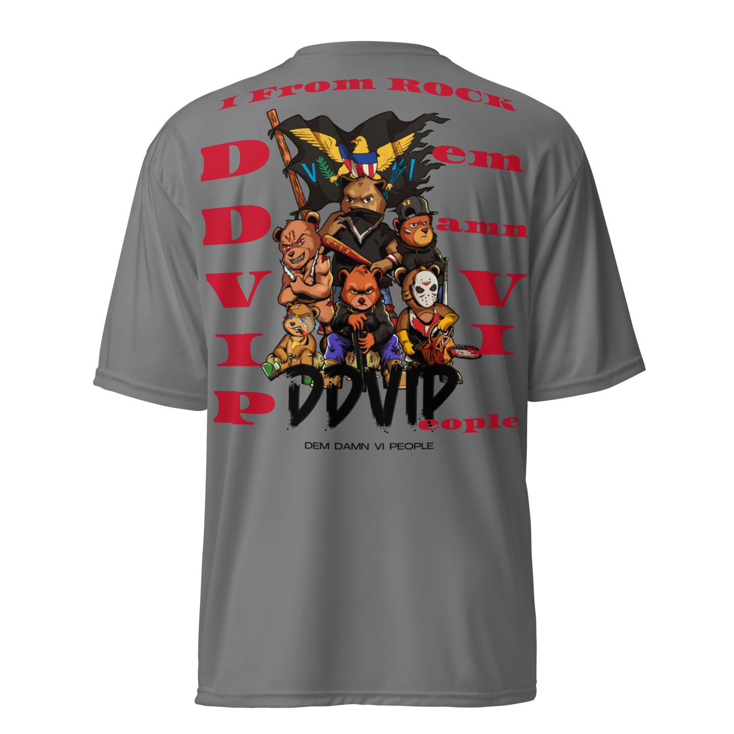 DDVIP Unisex performance crew neck t-shirt