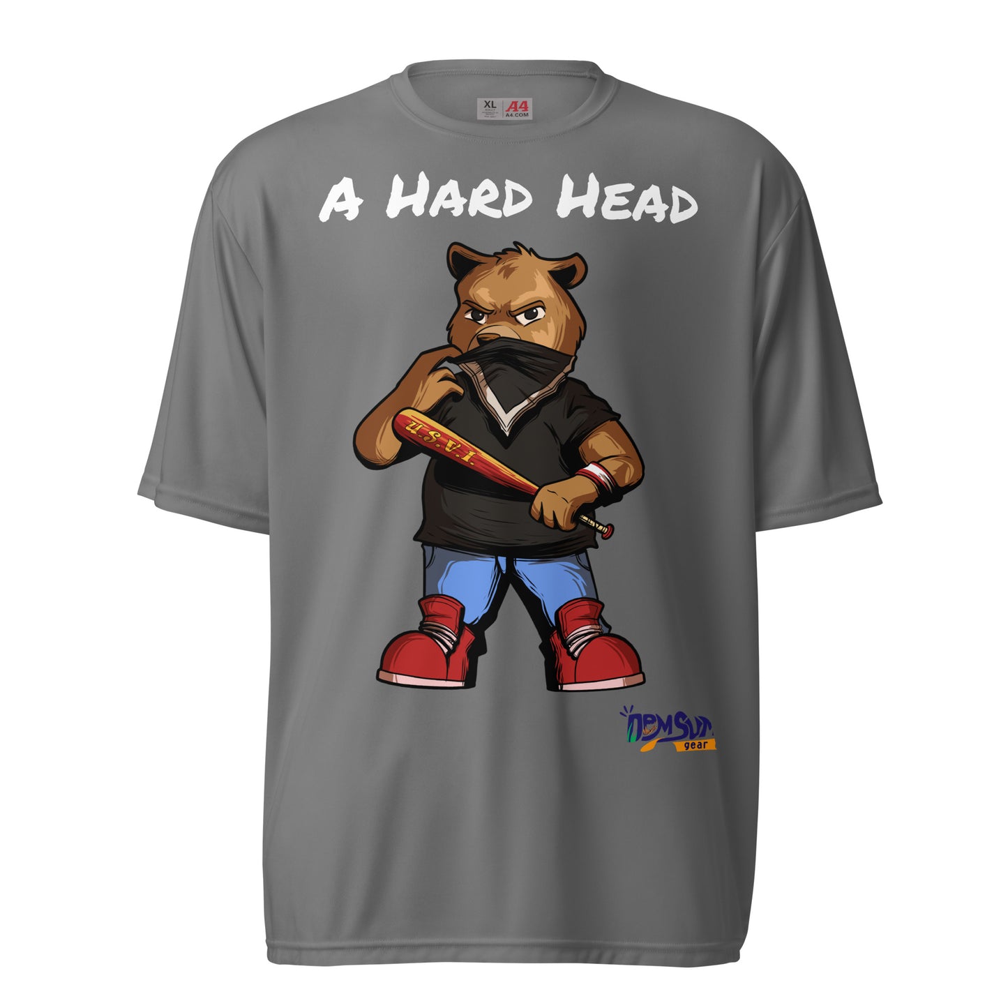 Hard Head Makes a Unisex performance crew neck t-shirt