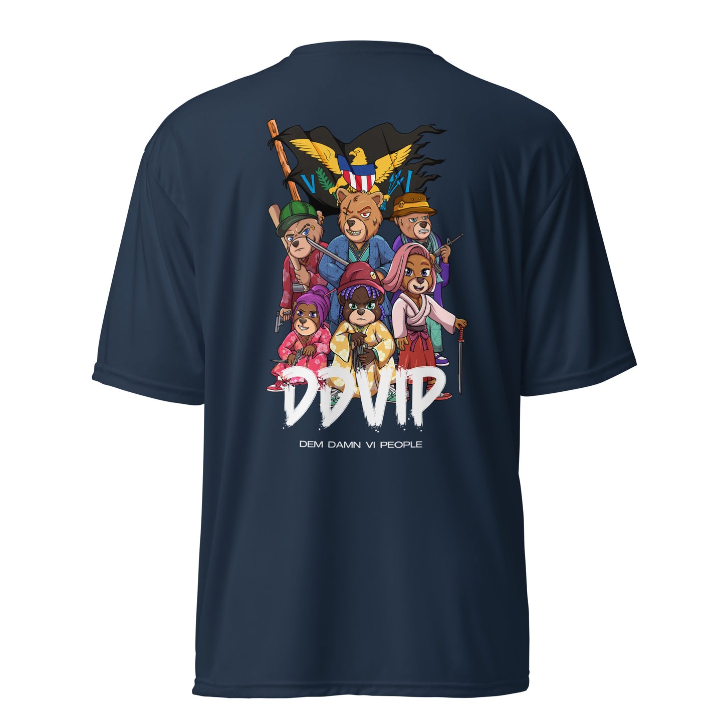 DDVIP Unisex performance crew neck t-shirt