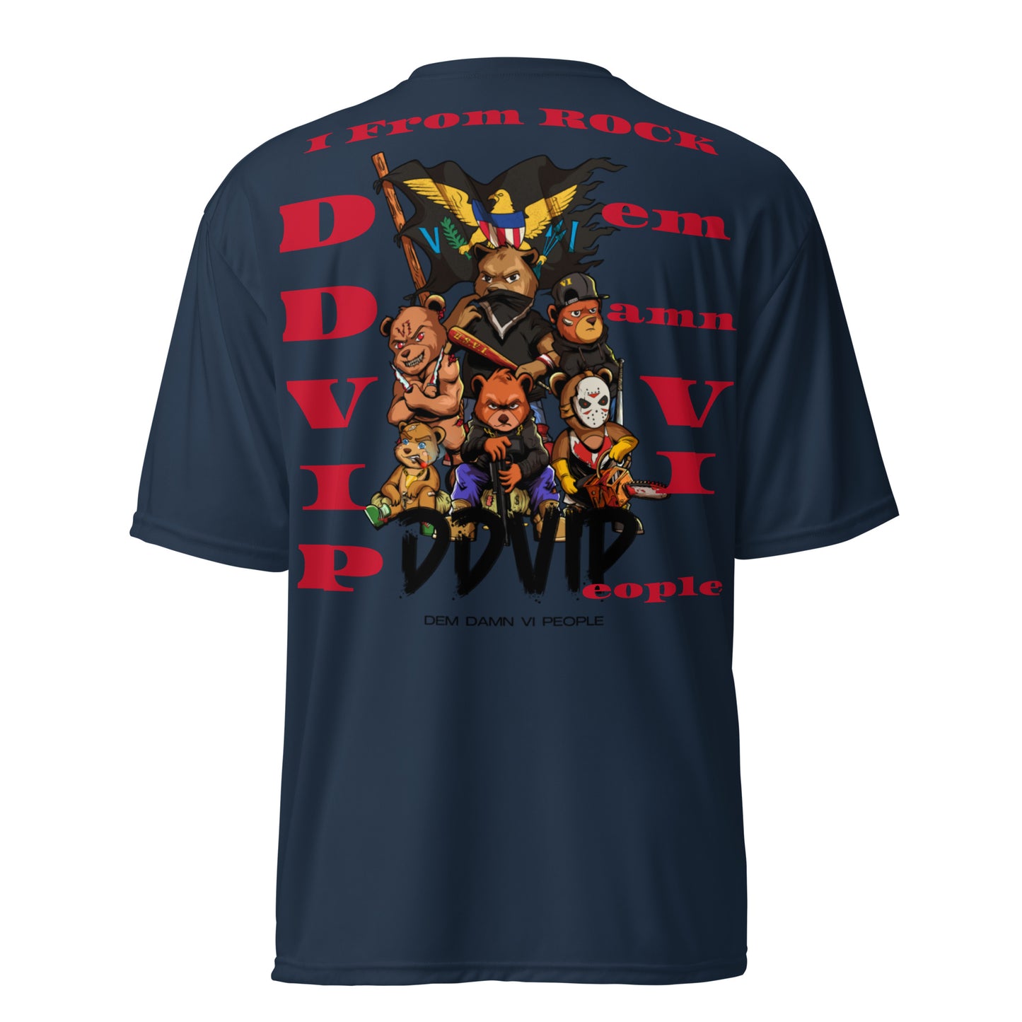 DDVIP Unisex performance crew neck t-shirt