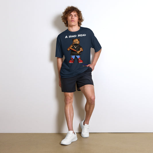 Hard Head Makes a Unisex performance crew neck t-shirt